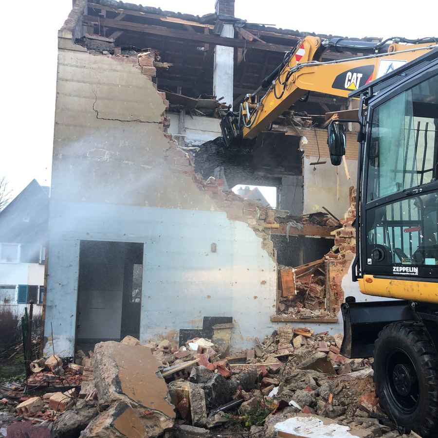 Total-Abbruch Wohnhaus in Sankt Ingbert